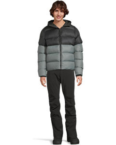 Veste matelassée à capuche en duvet imperméable personnalisée de haute qualité veste matelassée chaude coupe-vent manteau d'extérieur d'hiver vestes à bulles pour hommes - Product Image 5