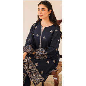 ชุดเดรสสไตล์บูติกดีไซเนอร์ แขนยาว ชัลวาร์ คามีซ ผ้าโพลีเอสเตอร์ระบายอากาศ ชุดปากีสถานลำลองสำหรับงานปาร์ตี้ ปี 2024 - Product Image 4