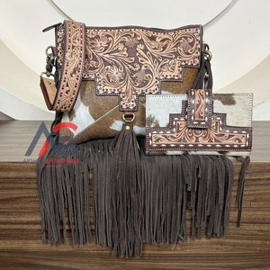 ชุด2ชิ้นหนังวัวสองชิ้นแบบมีซิป, กระเป๋าถือหนังวัวขนาดใหญ่จุของ2025 - Product Image 1