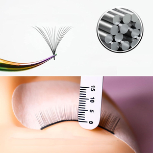 Pince à cils professionnelle en acier inoxydable artisanale Outils de pointe de précision pour l'extension des cils et les ventilateurs de Volume - Product Image 3