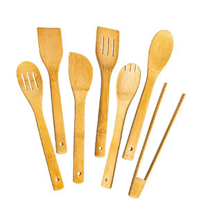 Utensilios de cocina de madera de nuevo diseño, venta al por mayor, espátula de madera para utensilios de cocina, juego de utensilios decorativos, compra de la India - Product Image 1