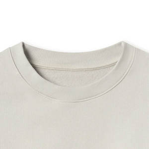 Sweat-shirt gris vintage uni à logo personnalisé nouvelle mode sweat à capuche en coton sans manches graphique vieilli long sweat-shirt d'hiver en relief - Product Image 3