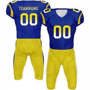 Maillot de football américain à manches courtes respirant, personnalisable, de haute qualité, MOQ faible - Product Image 1