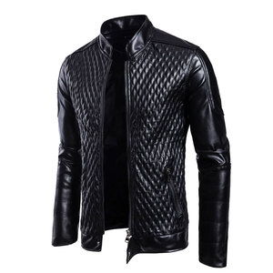 2024 Latest Design Men's High Street Casual <b>Winter</b> <b>Leather</b> <b>Jacket</b> Custom Logo Front Waterproof Reversible Hooded Eco-Friendly - Product Image 2