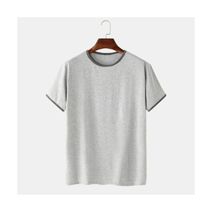 T-shirt basique personnalisé pour homme, en coton, coupe ample, tissu doux, haute qualité, fournisseur OEM - Product Image 4