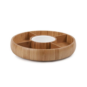 Plateau à chips et trempette en métal à 3 compartiments, design tendance, plateau de service pour collations, plateau de service pour fêtes, plateau à chips et trempette, meilleur prix - Product Image 4