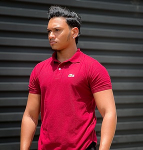 Men's Unisex <b>Blank</b> Solid Casual for Polo Shirts Customized Printing EUSize Short Sleeve Quick Dry 100% Suvin Cotton Pique Fabric - Product Image 6