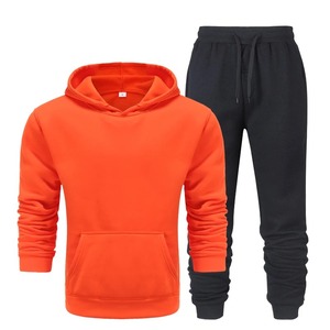 High Quality Winter Distressed French Terry Tracksuits Men Puff Printing Streetwear Cotton Fleece Quick Dry Customized - Product Image 6