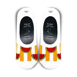 Striped Watermelon Pattern Non-Slip Anti-Slip Silicone Ballet <b>Socks</b> for Daily Use - Product Image 1