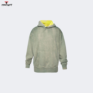 เสื้อฮู้ดผู้ชายแบบปักลายซักกรดเสื้อมีฮู้ดสำหรับผู้ชายเสื้อมีฮู้ดออกแบบโลโก้ได้ตามต้องการ - Product Image 6