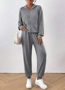 Conjunto Deportivo Unisex 100% Algodón de Secado Rápido, Trajes Deportivos para Mujer, Ropa Deportiva Ajustada y Cómoda, Lavable, para Invierno - Product Image 3