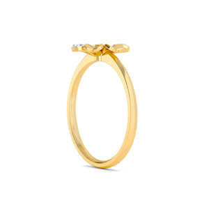Magnifique bague en diamant d'inspiration florale pour femmes, design élégant, parfaite pour les fiançailles, les tenues de mariée et les célébrations spéciales - Product Image 3