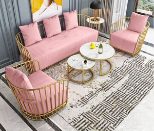 Vente en gros de salon d'hôtel de luxe en métal pour la réception des clients - Product Image 6