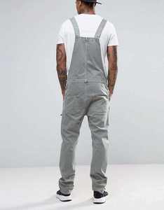 Overoles de Mezclilla de Alta Calidad para Hombre, Estilo Ropa de Trabajo, Mezcla de Poliéster, Algodón y Elastano, Estilo Urbano, Tipo Cargo - Product Image 2