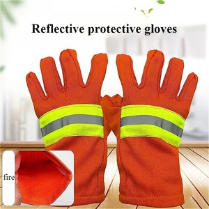 ถุงมือกันไฟแบบหนาทนทานต่อการสึกหรอสำหรับกิจกรรมดับเพลิงกลางแจ้งสำหรับการฝึกไฟป่าและกิจกรรมความปลอดภัยจากอัคคีภัยในมหาวิทยาลัย - Product Image 6