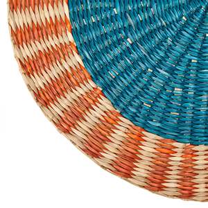 Napperon rond en herbe de mer accrocheur en osier, napperons Boho tissés à la main, plaque de chargement pour la maison, l'hôtel, le Restaurant, fournisseur vietnamien - Product Image 3