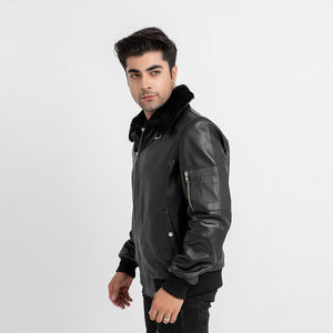 Nueva Llegada, Venta Caliente, Chaqueta de Invierno de Piel Sintética, Diseña Tu Propio Atuendo Moderno en Línea, Servicio OEM, Chaqueta de Tela No Tejida para Hombre - Product Image 3