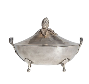 Wholesaler Tabletop Dining Kitchen <b>Gadgets</b> Tureens Engraved Design Lid Stainless Steel Serving Food Tureens - Product Image 5