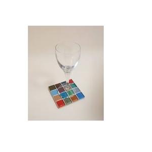 Sous-verres en mosaïque faits à la main en pierre et bois jouet pour enfants et taille personnalisée prix bon marché Offre Spéciale - Product Image 3