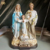 Idéal Arts Fait À La Main Religieux Résine Sainte Famille Statue Vierge Marie Jésus Décor pour Église Maison Autel Jardin Prière Cadeaux