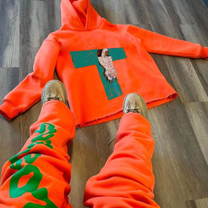 Ensemble de survêtement personnalisé avec impression DTF, impression à l'écran, impression DTG, impression complète disponible, conception de logo personnalisée, vêtements de sport pour hommes et femmes - Product Image 6