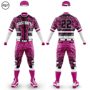 Uniforme de béisbol de alta calidad con Logo personalizado, nuevo diseño, ligero, el mejor diseño, ropa deportiva, 2022 - Product Image 3