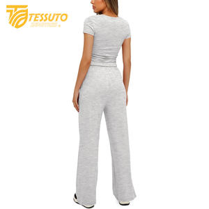 Chándal de gran tamaño para mujer, chándal de talla grande para mujer, ligero, transpirable, de secado rápido, estampado de logotipo personalizado - Product Image 4