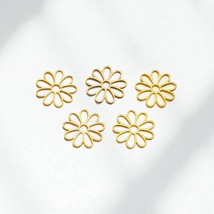 Charmes de fleurs faits à la main en argent sterling pendentif personnalisable faisant des bijoux - Product Image 5