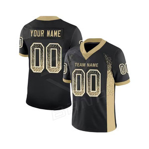 Camiseta de Fútbol Americano para Hombre, Talla Grande, Transpirable, Cómoda, de Bajo Precio, para Verano, Manga Corta, 100% Poliéster, Absorbe la Humedad - Product Image 4