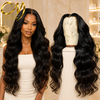 Siyah Kadınlar İçin Yapıştırıcısız Gevşek Dalgalı Logolu OEM Toptan Önceden Yolunmuş Bebek Saçlı Body Wave Çekici 13*6 HD Dantel Ön Peruklar