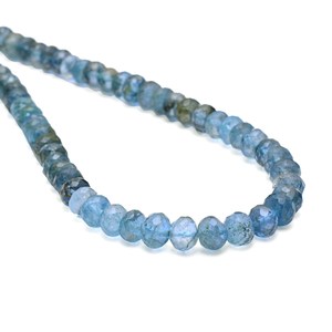 Cuentas sueltas facetadas de aguamarina Offiki de 6mm-7mm, cuentas sueltas de piedras preciosas naturales de aguamarina multicolor para la fabricación de joyería. - Product Image 1