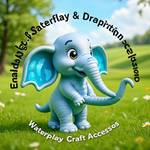 Accessoire de jeu aquatique en forme d'éléphant qui éclabousse et projette l'eau - Product Image 3
