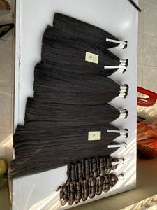 Material de Cabello 100% humano para mujer negra, cabello brasileño, Natural, negro, ondulado, ondulado, extensión de cabello a granel - Product Image 3