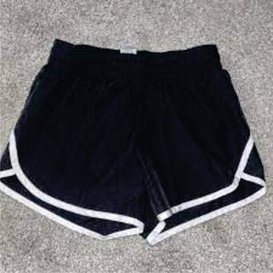 Pantalones cortos de softball de microfibra cómodos para mujer, pantalones cortos de cintura elástica, tela de sarga micro elástica ligera personalizada, - Product Image 4