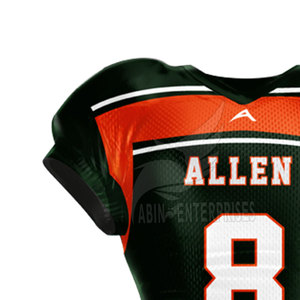 Services OEM Dernier Style Respirant à Manches Courtes Maillot de Football Américain de Haute Qualité Conception Personnalisée - Product Image 5