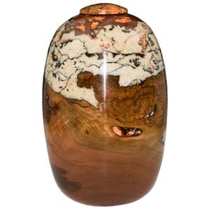 Urna para Cenizas Humanas, Urnas de Cremación, Recuerdo para Adultos, Recuerdo para Cenizas, Artículos Funerarios, Urnas de Cremación con Acabado en Nogal - Product Image 6