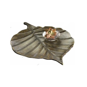 Vente à Chaud Usine Vente Design Moderne Plat à Plateau en Métal pour la Maison Hôtel Table porter des Plateaux au Meilleur Prix auprès de l'Exportateur Indien - Product Image 4