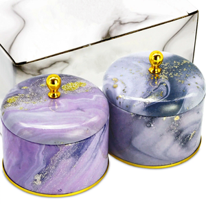 Best Selling Round Metal Candle <b>Jar</b> With Lid in Low Price From India - Product Image 4