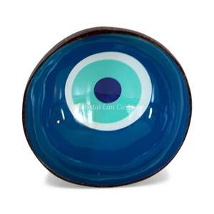 Bol en nacre de coco laqué, fait à la main, incrustation de coquillages naturels, écologique, bol décoratif d'intérieur - Product Image 1