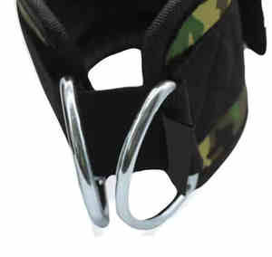 Venta al por mayor de correas de tobillo acolchadas para hombres y mujeres con accesorio de anillo en D Fitness Cable máquina entrenamiento protección al por mayor - Product Image 5