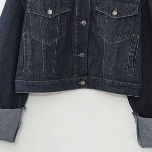 Chaqueta Vaquera Corta para Mujer, Precio al por Mayor, Último Estilo, Material Denim - Product Image 4