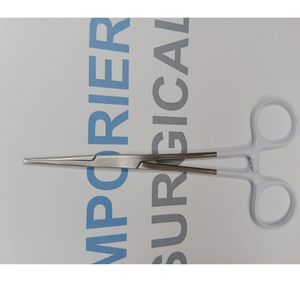 Fórceps de arteria hemostática Kocher de 7,5 pulgadas Instrumento quirúrgico de alta calidad con 1x2 dientes de acero inoxidable - Product Image 3