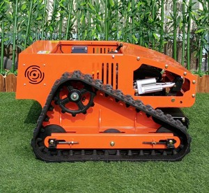 Tondeuse à gazon VIGORUN à essence télécommandée 48V autotractée à lame rotative avec fonction mulching, qualité professionnelle, orange - Product Image 3
