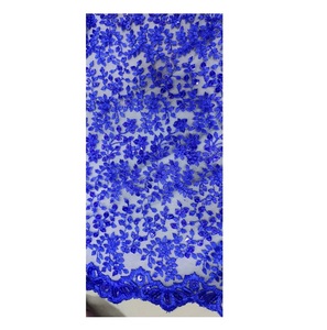 Tela Ne bordada de proveedor indio para la fabricación de vestidos de moda con tela de red suave, cómoda, duradera y duradera - Product Image 1