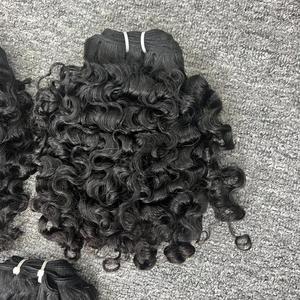 Vente en gros d'extensions de cheveux humains 100% divers bouclés birmans dans les couleurs de trame article le plus chaud - Product Image 3