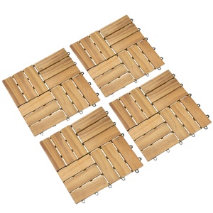 Viet Wood Vietnam - Baldosas de Madera Dura de Acacia para Terraza Exterior, Antideslizantes, Ecológicas, Encajables, Resistentes al Agua - Product Image 4