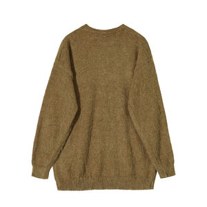 Vente en gros de pulls tricotés en laine Fabricant de pulls personnalisés OEM Tricots chauds et confortables pour l'hiver Tenue décontractée - Product Image 4