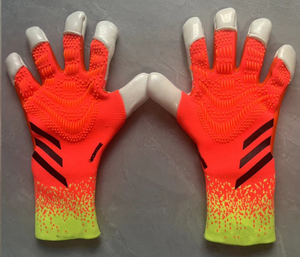 Gants de gardien de but de football professionnels en gros, en nylon et cuir, avec protection des doigts pour l'entraînement et les sports de football - Product Image 4