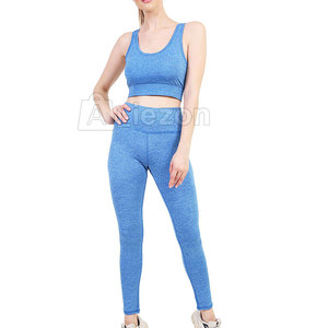 Light <b>Weight</b> <b>Women</b> Yoga <b>Set</b> Solid Color <b>Women</b> Yoga <b>Set</b> Breathable OEM Service <b>Women</b> Yoga <b>Set</b> - Product Image 1