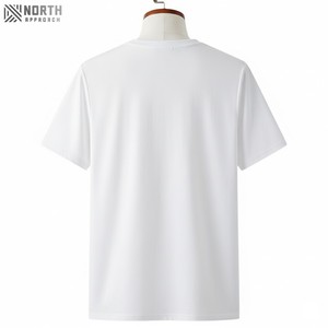 T-shirt de sport respirant en toile de coton 100 % de haute qualité pour homme, tendance étudiant, été 2025, directement du fabricant - Product Image 2